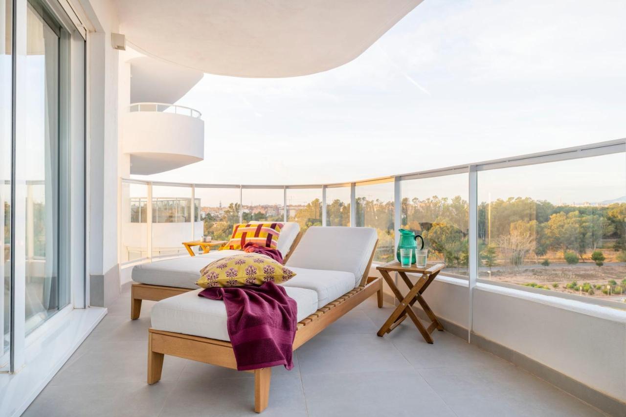 Appartement Gran Canet 2br! Walk To Beach, Sea View, Sauna & Gym
